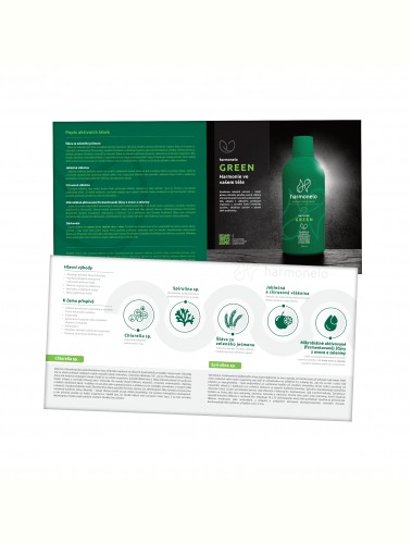 DE Leaflet 10 pcs: Harmonelo Green (German)